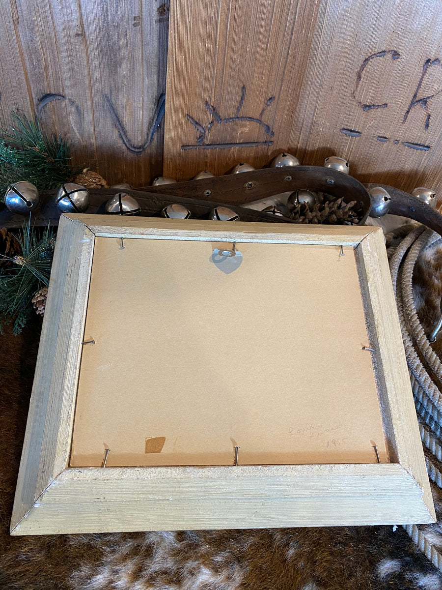 Winter Scene Paint by Number Frame Single Wide Style