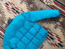 Load image into Gallery viewer, GTA Feeds Teal Down Puffer Jacket