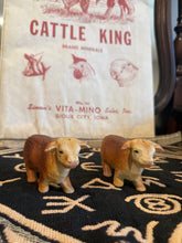 Load image into Gallery viewer, Horned Hereford Bull Salt &amp; Pepper Shakers
