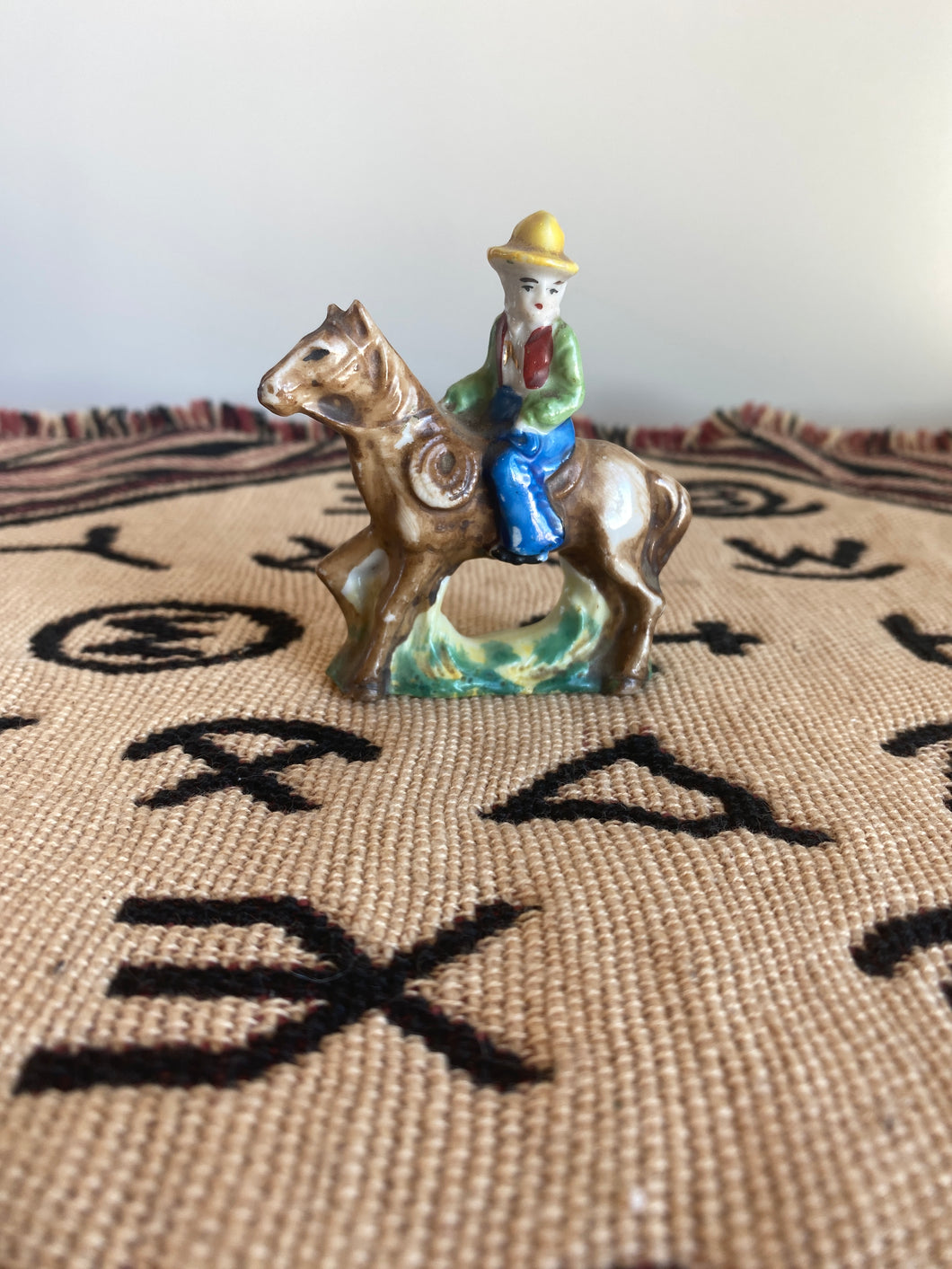 Cowboy on Horse Figurine