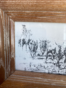 Cattle Drive Framed Art