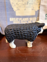 Load image into Gallery viewer, 9” Black Baldy Bull Bank