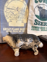 Load image into Gallery viewer, 14” Black Baldy Bull Bank