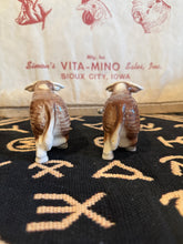 Load image into Gallery viewer, Horned Hereford Bull Salt and Pepper Shakers