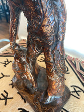 Load image into Gallery viewer, Cowboy with Saddle Statue