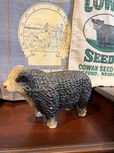 Load image into Gallery viewer, 14” Black Baldy Bull Bank