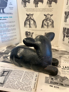 Ceramic Angus Calf