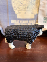 Load image into Gallery viewer, 9” Black Baldy Bull Bank