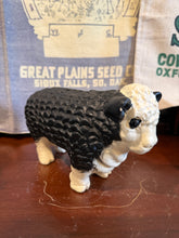 Load image into Gallery viewer, 9” Black Baldy Bull Bank