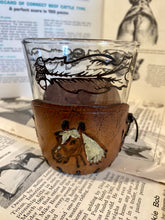 Load image into Gallery viewer, Hereford and Palomino Leather Cocktail Glass