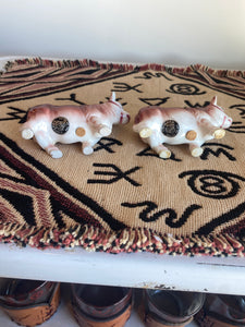 Polled Hereford Bull Salt and Pepper Shakers