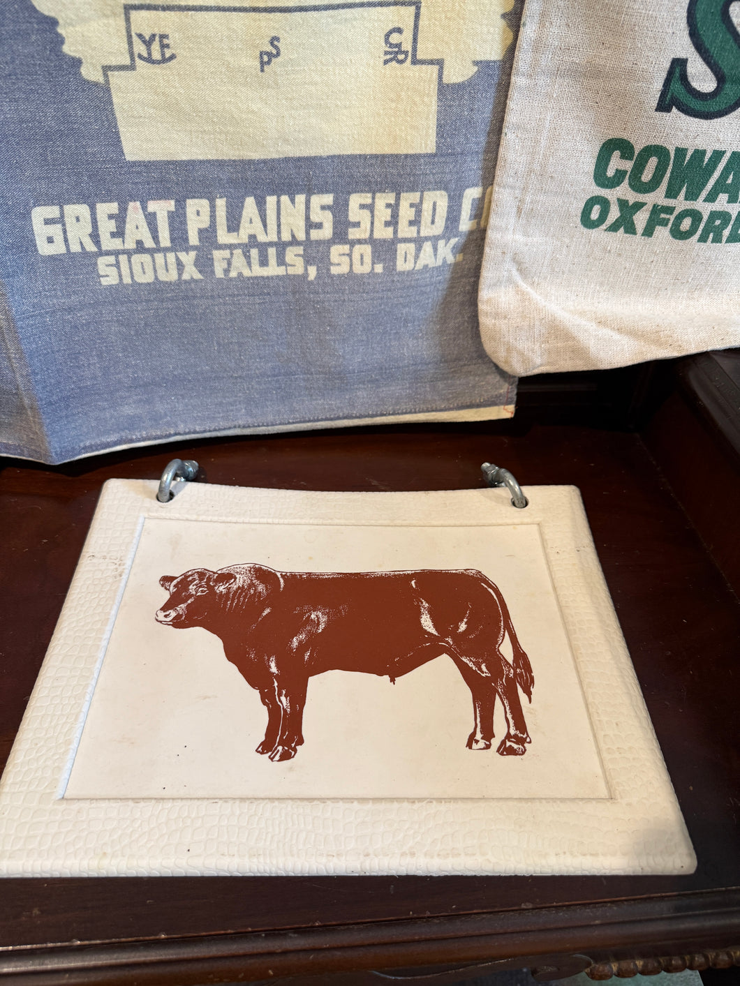 Red Angus Bull Mud Flap