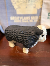 Load image into Gallery viewer, 9” Black Baldy Bull Bank