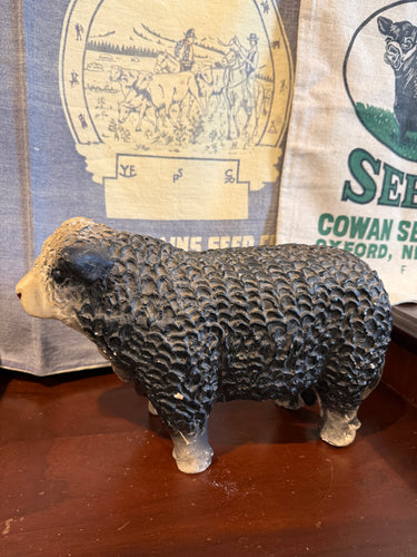 14” Black Baldy Bull Bank