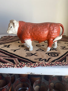 Ceramic Hereford Bull