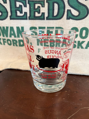 Black Angus Restaurant Whiskey Glass