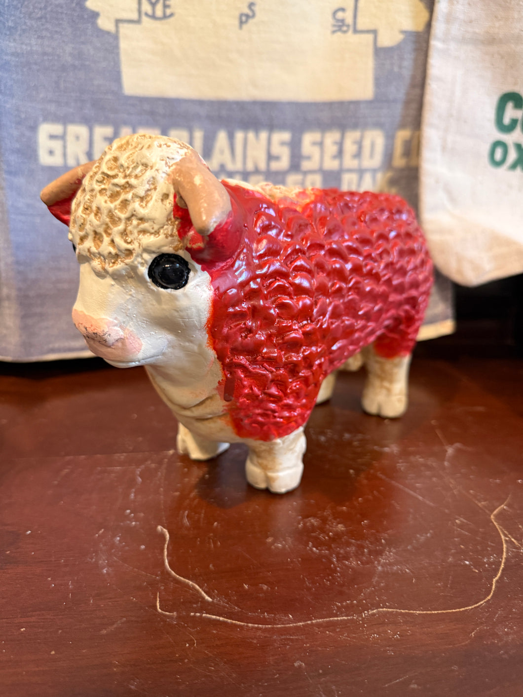 9” Hereford Bull Bank