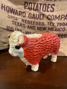 9” Hereford Bull Bank