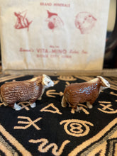 Load image into Gallery viewer, Horned Hereford Bull Salt and Pepper Shakers
