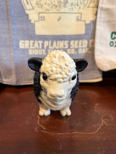 Load image into Gallery viewer, 9” Black Baldy Bull Bank