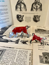 Load image into Gallery viewer, Hereford Cow Calf Pair Cast Iron Toys