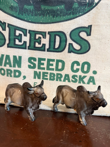 Brahman Bull Salt and Pepper Shakers