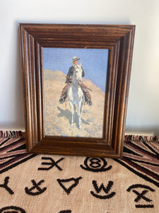 Cowboy Framed Art