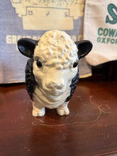 Load image into Gallery viewer, 9” Black Baldy Bull Bank