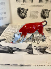 Load image into Gallery viewer, Hereford Cow Calf Pair Cast Iron Toys