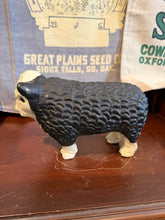 Load image into Gallery viewer, 9” Black Baldy Bull Bank