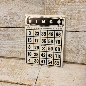 Set of 8 Vintage Bingo Cards