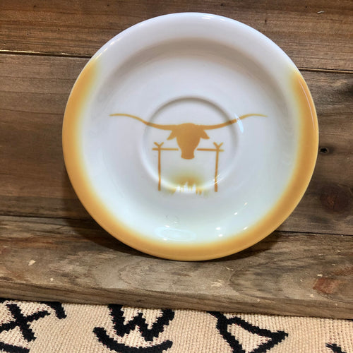 Vintage Longhorn Saucer Plates