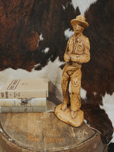 Load image into Gallery viewer, Ceramic Cowboy Statue