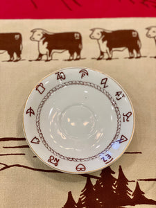 Native American & Ranch Brands Tea Cup & Saucer