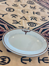 Load image into Gallery viewer, CR Ranch Brand Longhorn Oval Serving Plate