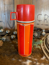 Load image into Gallery viewer, Red Striped Thermos