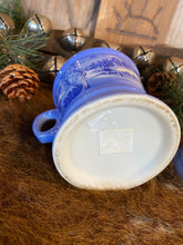 Load image into Gallery viewer, A Farmers Home and A Home in the Wilderness Currier and Ives Blue Mugs