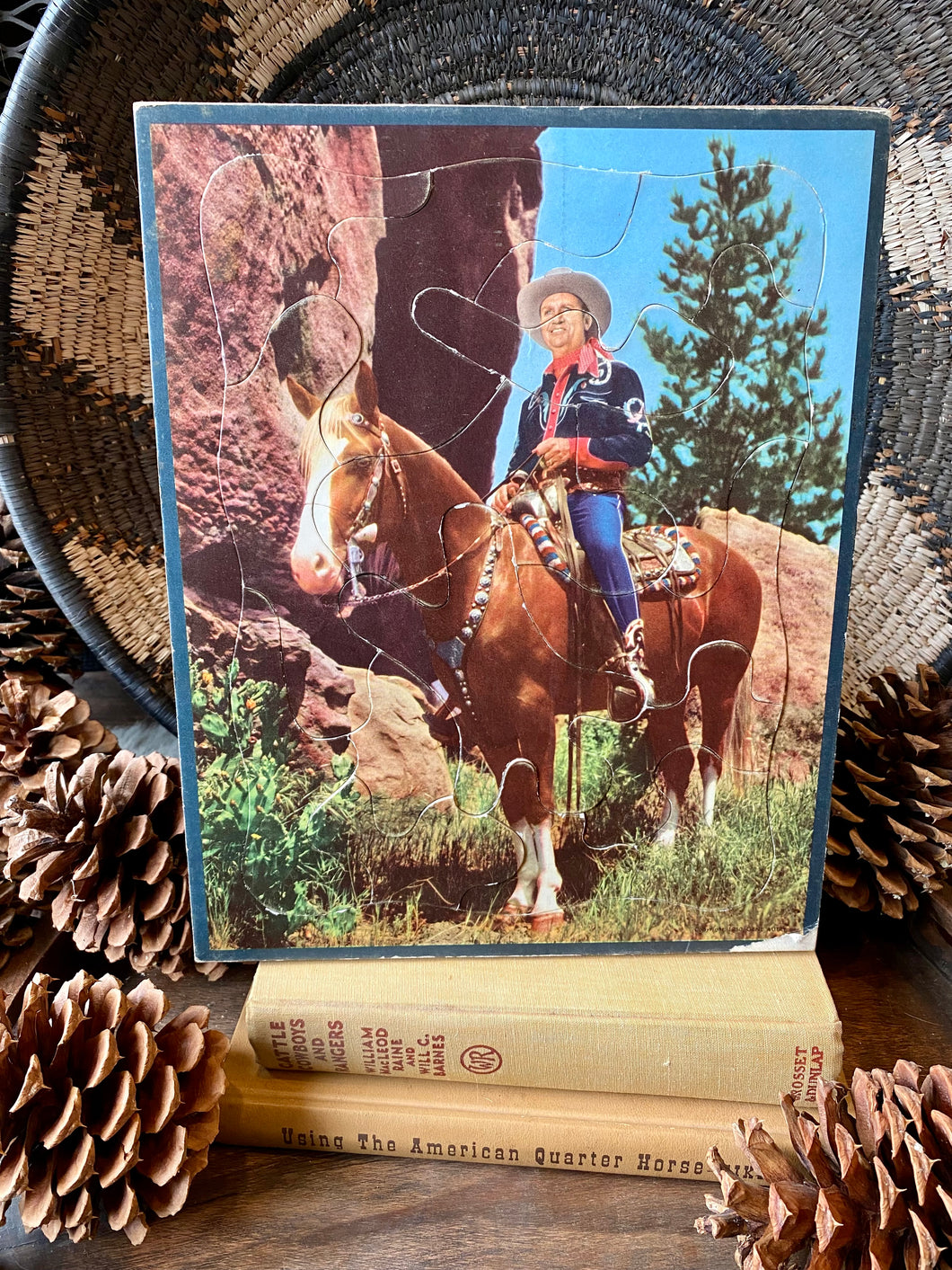 Gene Autry and Champion Puzzle
