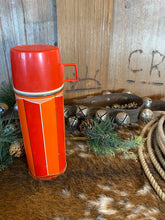 Load image into Gallery viewer, Red Striped Thermos