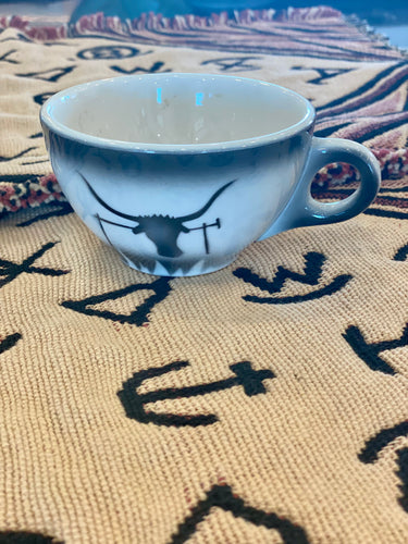 Black Longhorn Mug