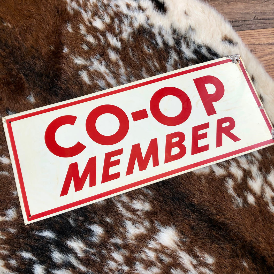Co-op Member Sign