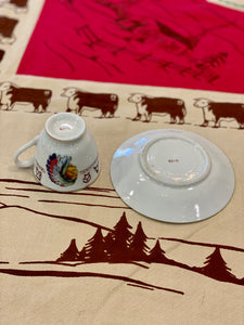 Native American & Ranch Brands Tea Cup & Saucer