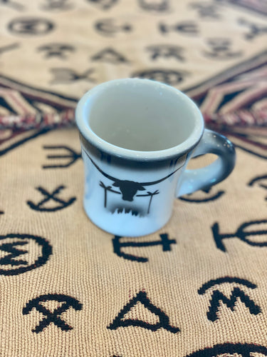 Black Longhorn Mug