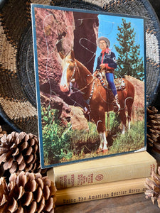 Gene Autry and Champion Puzzle