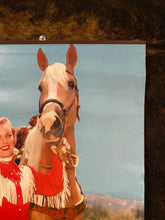 Load image into Gallery viewer, Blonde Cowgirl and Palomino Poster