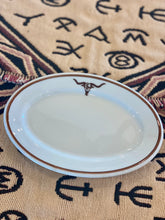 Load image into Gallery viewer, CR Ranch Brand Longhorn Oval Serving Plate